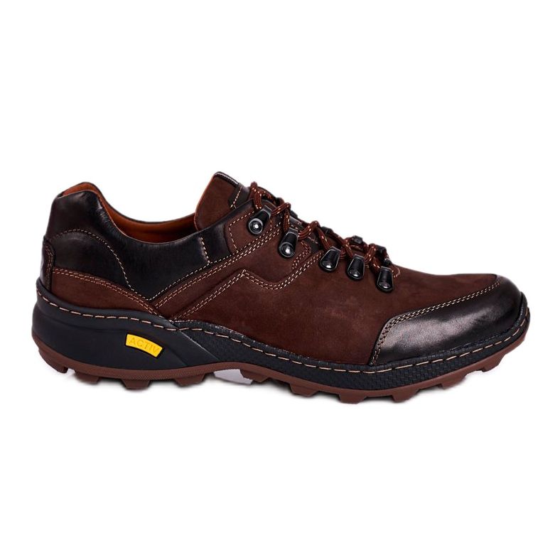 Bednarek Polish Shoes Încălțăminte din piele pentru bărbați Trekking Bednarek Activ Brown maro