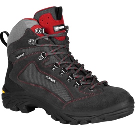 Pantofi de trekking Alpinus Dragon High Tactical grafit-roșu GR43305 roşu multicolor