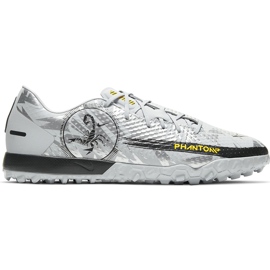 Pantofi de fotbal Nike Phantom Gt Scorpion Academy Tf DA2262 001 argint argint