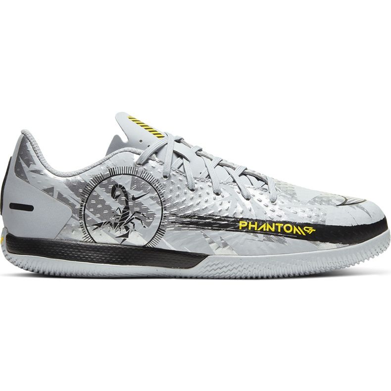 Pantofi de fotbal Nike Phantom Gt Scorpion Academy Ic Junior DA2281 001 argint argint