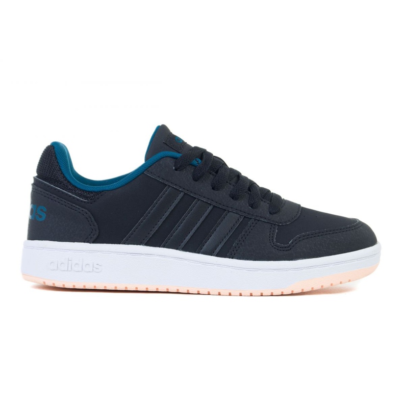 Pantofi Adidas Hoops 2.0 K EE6718 negru verde