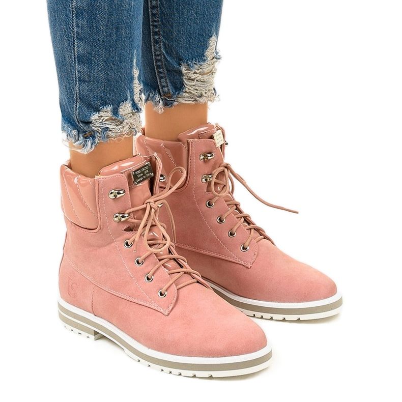 Cizme izolate roz de la Arlinda Cizme izolate roz de la Arlinda