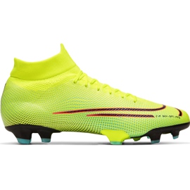 Pantofi de fotbal Nike Mercurial Superfly 7 Pro Mds Fg BQ5483 703 alb, negru, roz galben
