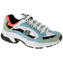Pantofi Skechers Stamina-Sugar Rock W 13452-BLGR albastru multicolor