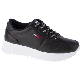 Încălțăminte Tommy Hilfiger High Cleat Leather W EN0EN01120-BDS negru