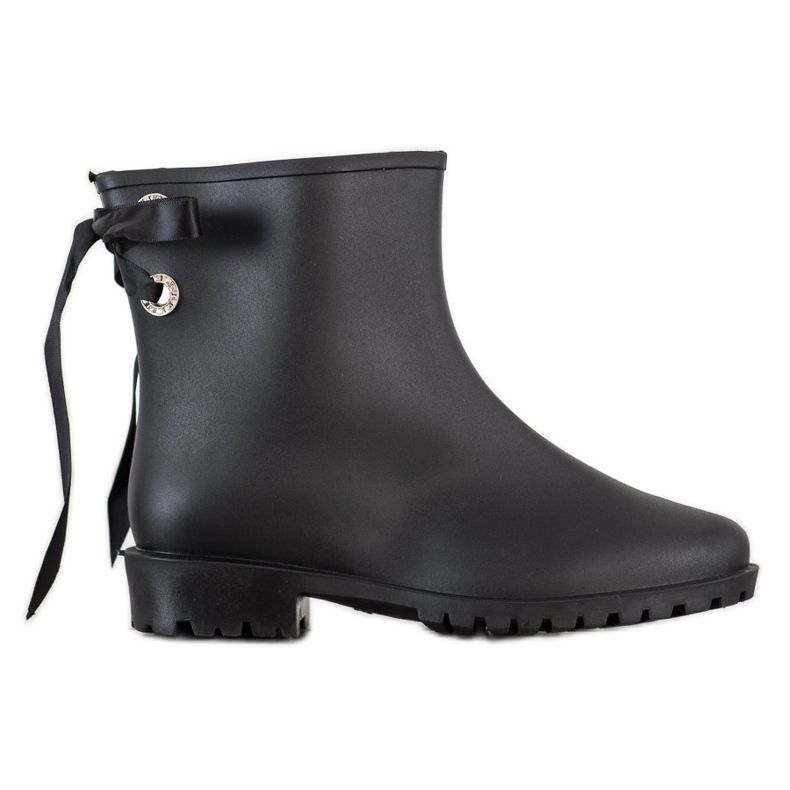 SHELOVET Galoși cu legătură decorativă negru