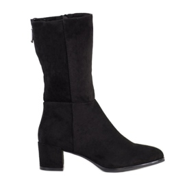 Cizme înalte de Sergio Leone negru