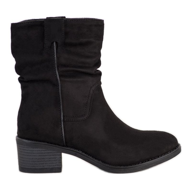 Super Mode Cizme casual cu încălzire negru Super Mode Cizme casual cu încălzire negru