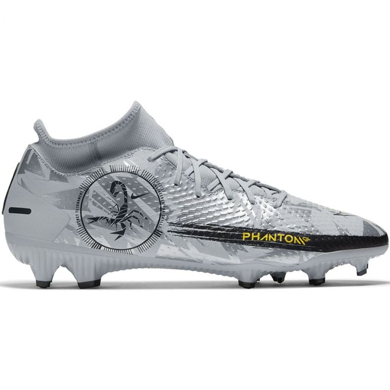 Pantofi de fotbal Nike Phantom Gt Scorpion Academy Dynamic Fit FG / MG M DA2266 001 albastru argint Pantofi de fotbal Nike Phantom Gt Scorpion Academy Dynamic Fit FG / MG M DA2266 001 albastru argint