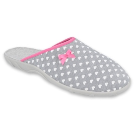 Pantofi de damă Befado pu 235D174 alb roz gri Pantofi de damă Befado pu 235D174 alb roz gri