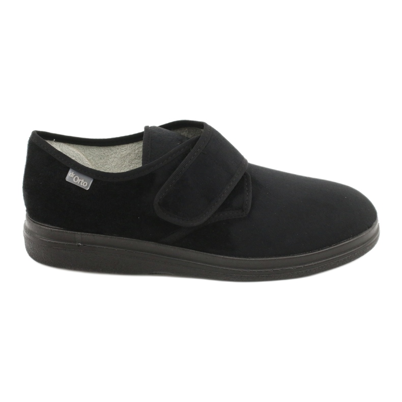 Befado Dr.Orto Slippers pentru bărbați Pu Black 036M007 negru
