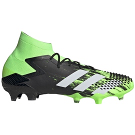Ghete de fotbal adidas Predator Mutator 20.1 Fg negru și verde EH2892