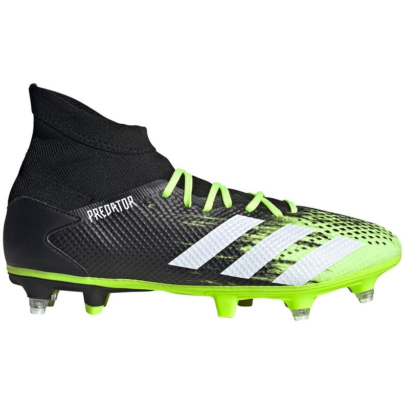 Ghete de fotbal adidas Predator 20.3 Sg negru și verde EH2904 multicolor