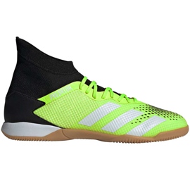 Adidas Predator 20.3 În ghete de fotbal EH2918 verde-negru multicolor Adidas Predator 20.3 În ghete de fotbal EH2918 verde-negru multicolor