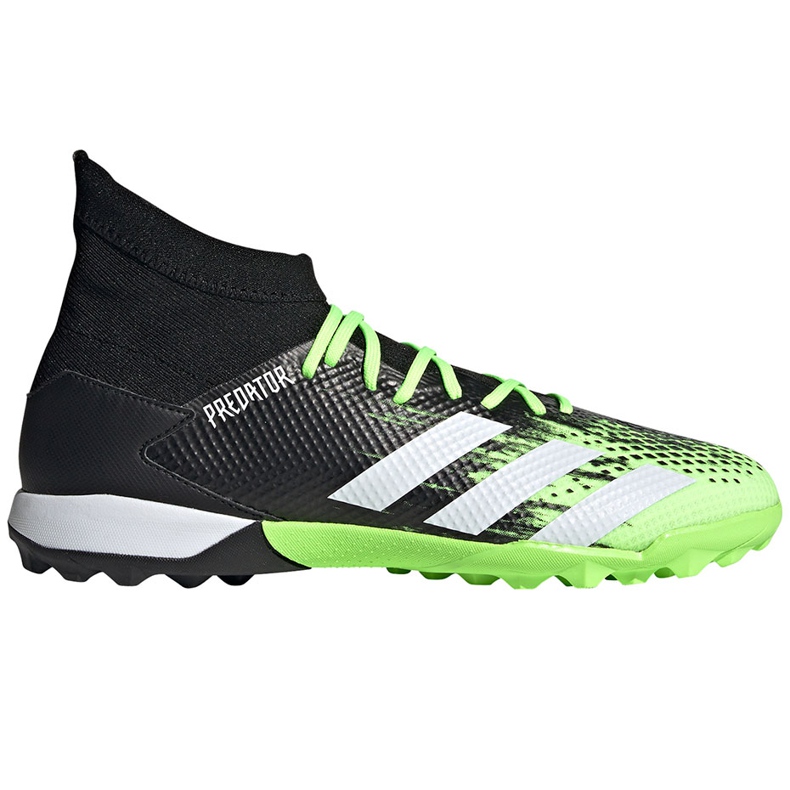 Ghete de fotbal adidas Predator 20.3 Tf negru și verde EH2912