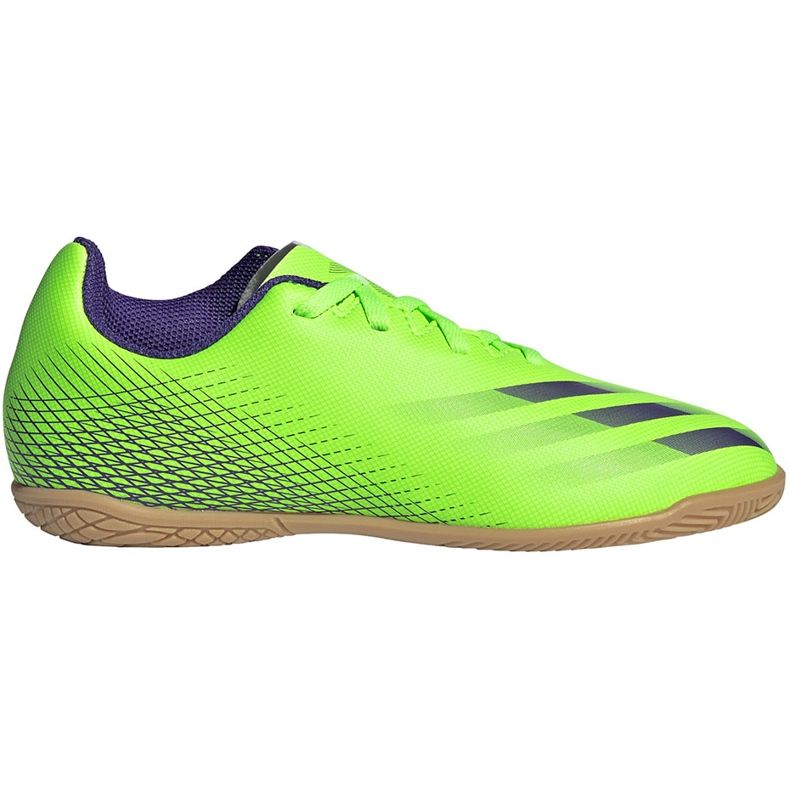 Cizme de fotbal adidas X Ghosted.4 In Junior EG8233 verde verde