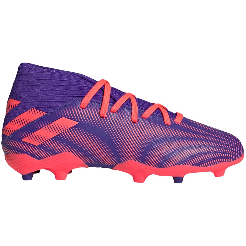 Ghete de fotbal adidas Nemeziz.3 Fg Junior violet EH0580
