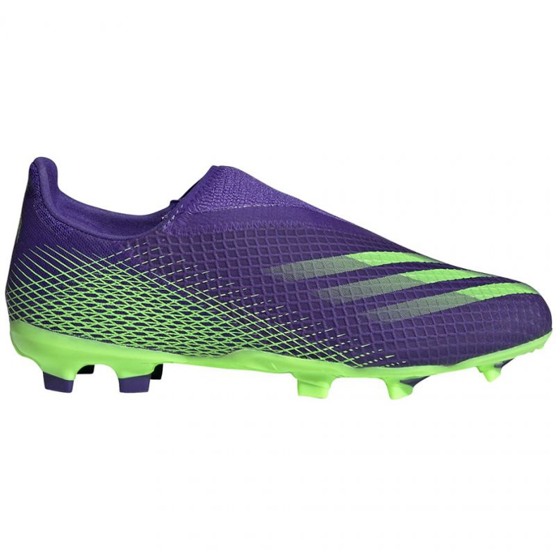 Ghete de fotbal Adidas X Ghosted.3 Ll Fg Jr EH2015 verde, violet violet Ghete de fotbal Adidas X Ghosted.3 Ll Fg Jr EH2015 verde, violet violet