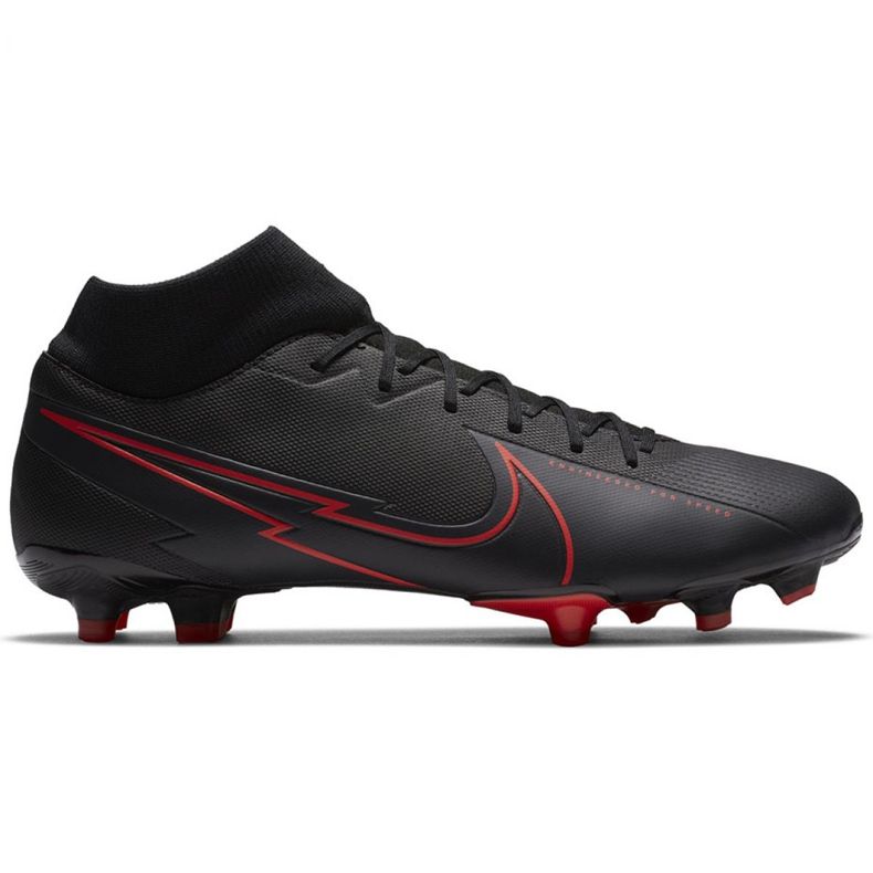 Pantofi de fotbal Nike Mercurial Superfly 7 Academy FG / MG M AT7946 060 negru violet, negru