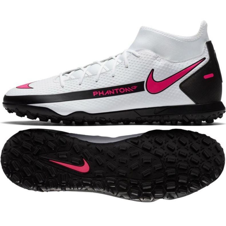 Pantof de fotbal Nike Phantom Gt Club Df Tf CW6670 160 alb multicolor