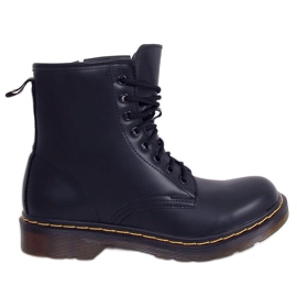 Cizme cu șiret negru martensiaki NC1019 Negru