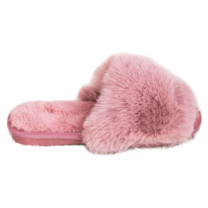 Bona Papuci roz eleganți