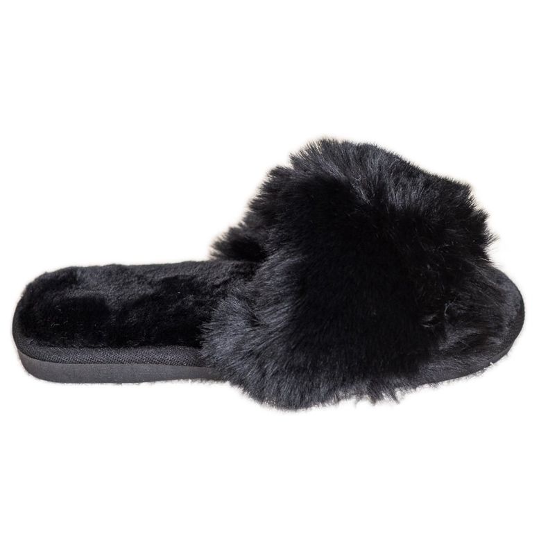 Bona Papuci negri cu stil negru Bona Papuci negri cu stil negru