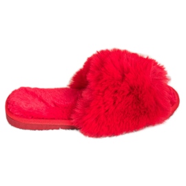 Bona Papuci roșii cu stil roșu