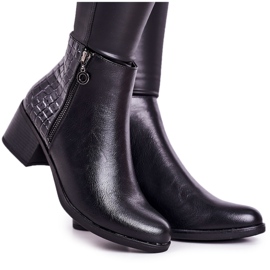 PJ1 Cizme calde pentru femei, cu toc înalt, cu imprimeu animal, încredere neagră negru PJ1 Cizme calde pentru femei, cu toc înalt, cu imprimeu animal, încredere neagră negru