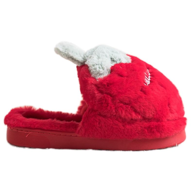 Bona Papuci de căpșuni roșu gri