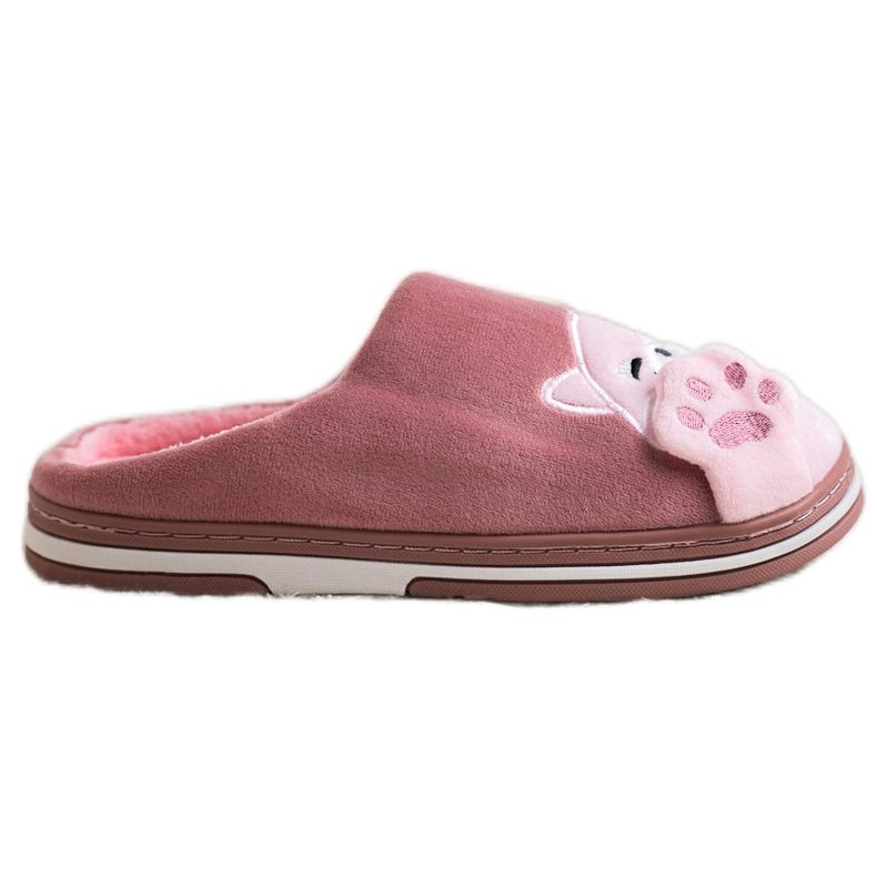 Bona Bun venit papuci de casă roz