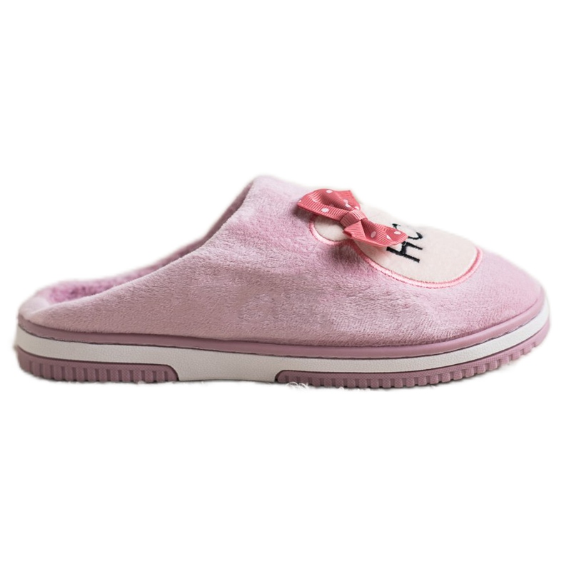 Bona Papuci de casă roz