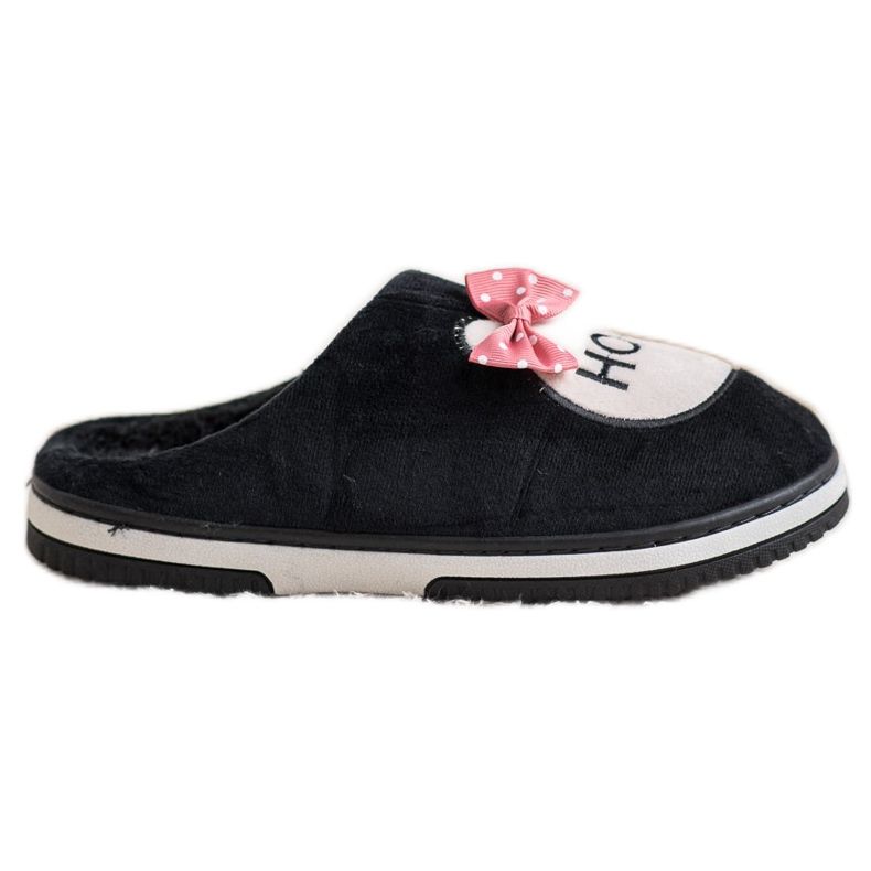 Bona Papuci de casă negru