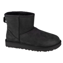 Cizme Ugg W Classic Mini Leather W 1016558-BLK negru