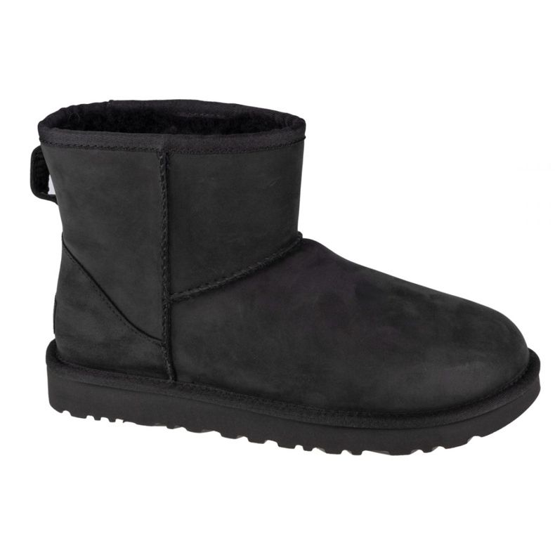 Cizme Ugg W Classic Mini Leather W 1016558-BLK negru Cizme Ugg W Classic Mini Leather W 1016558-BLK negru