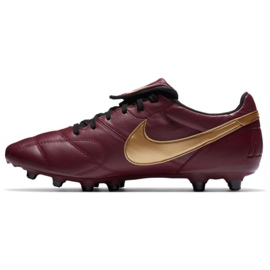 Încălțăminte de fotbal Nike Premier Nike Ii Fg M 917803 690 multicolor burgundia, auriu