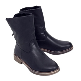 Ghete negre izolate gros Z141 Negru Ghete negre izolate gros Z141 Negru