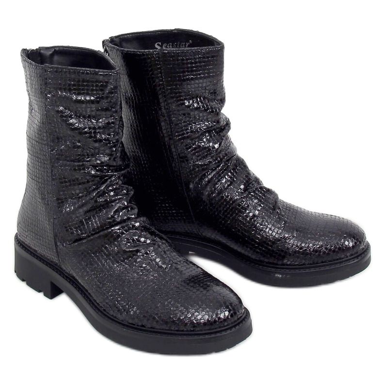 Cizme de damă negre RB74 Negre negru
