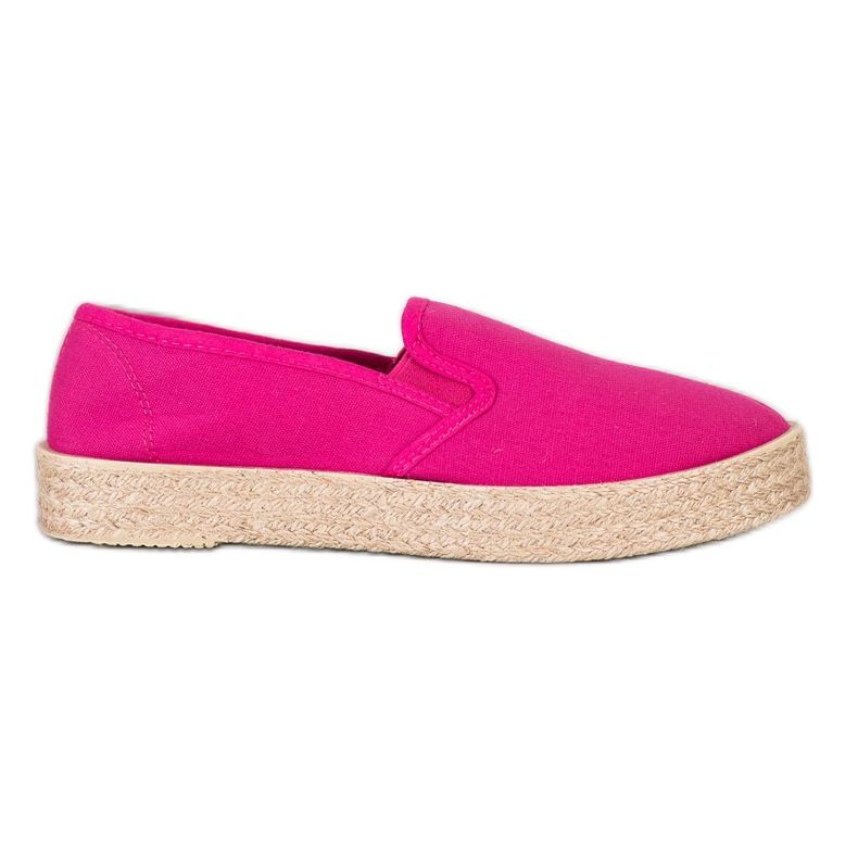 SHELOVET Espadrile Fuchsia roz SHELOVET Espadrile Fuchsia roz