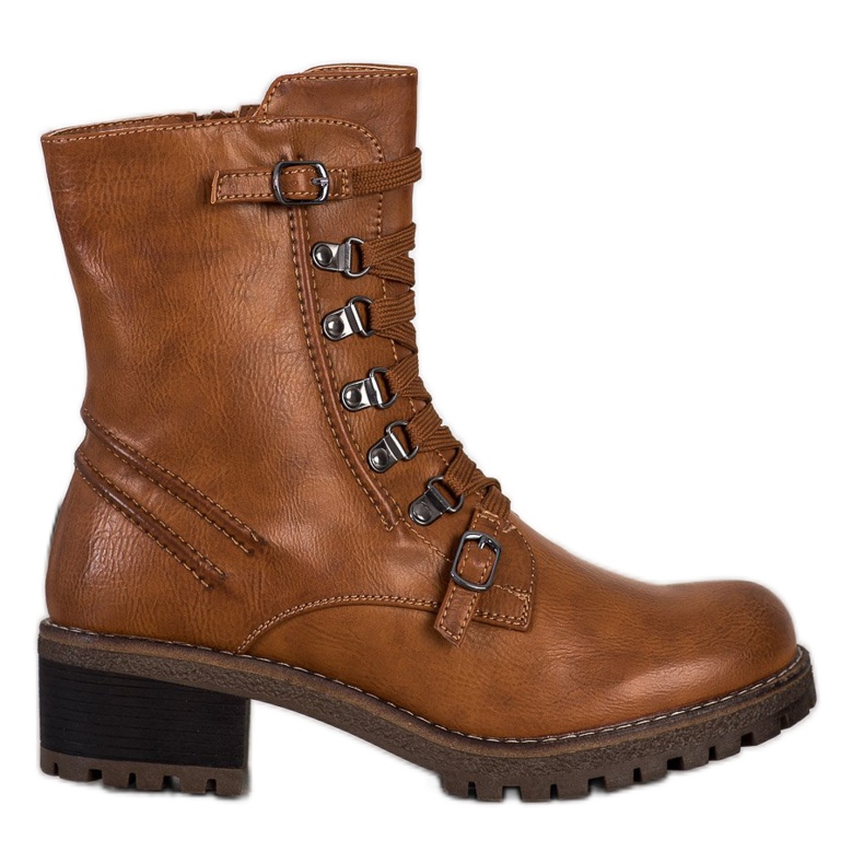 Super Mode Muncitori maro cu șiret Super Mode Muncitori maro cu șiret