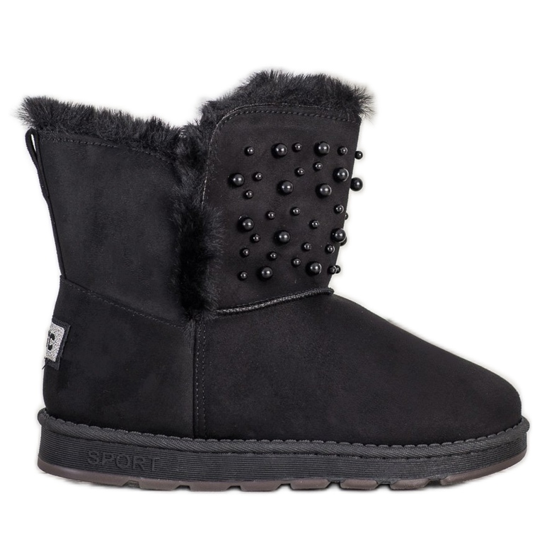 Bona Mukluki cu margele negru