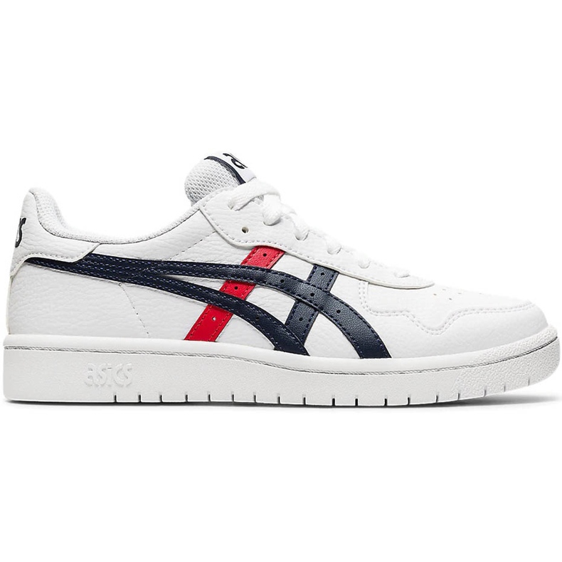Asics Japan S Gs white 1194A076 103 pantofi pentru copii alb negru roșu