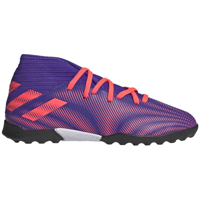 Ghete de fotbal Adidas Nemeziz.3 Tf Jr EH0576 portocaliu, violet, roz violet