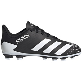 Ghete de fotbal Adidas Predator 20.4 FxG Junior FW9221 negru negru Ghete de fotbal Adidas Predator 20.4 FxG Junior FW9221 negru negru