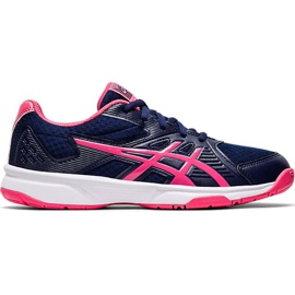 Asics Upcourt 3 pantofi de volei pentru femei, bleumarin-roz 1072A012 407