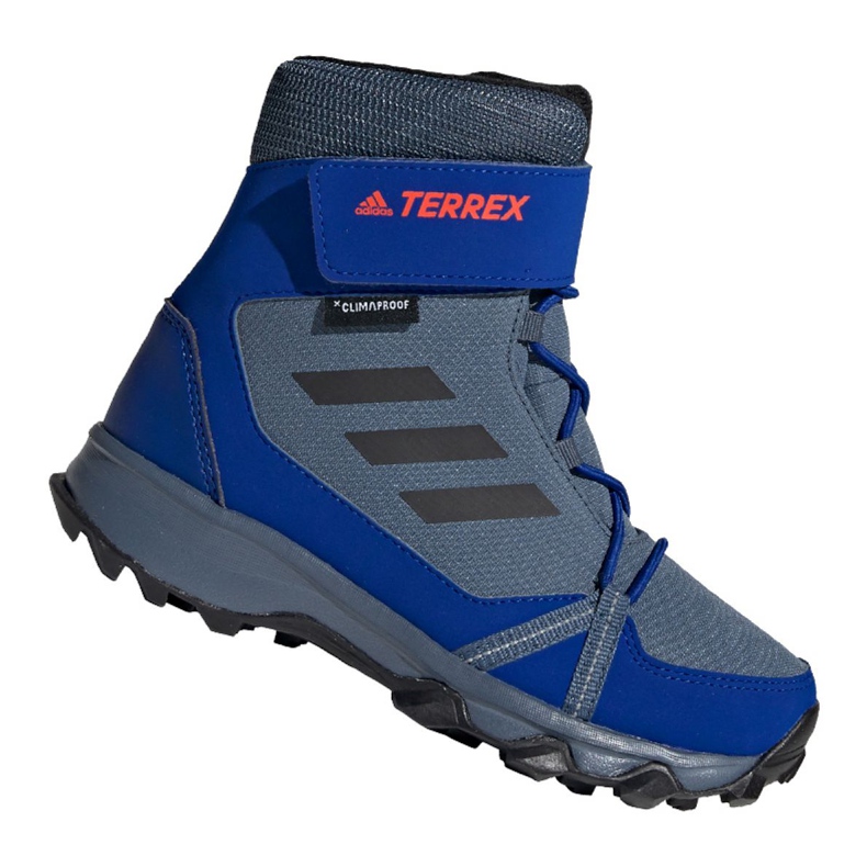 Pantofi Adidas Terrex Snow Cf Cp Cw Jr G26579 negru albastru gri