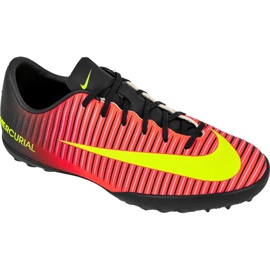 Pantof de fotbal Nike Mercurial Vapor Xi Tf Jr 831949-870 roșu multicolor