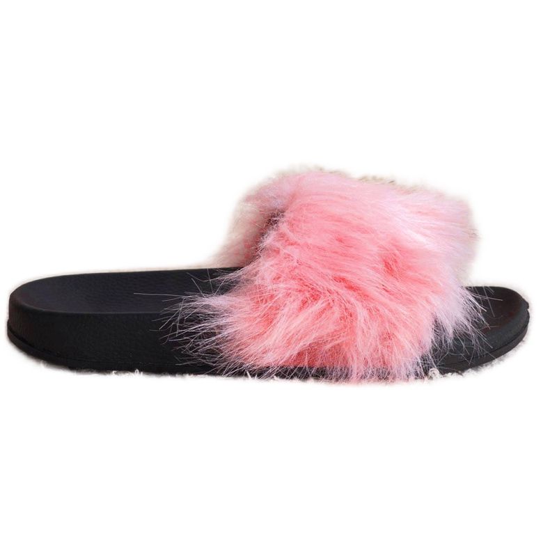 SHELOVET Papuci eleganți roz