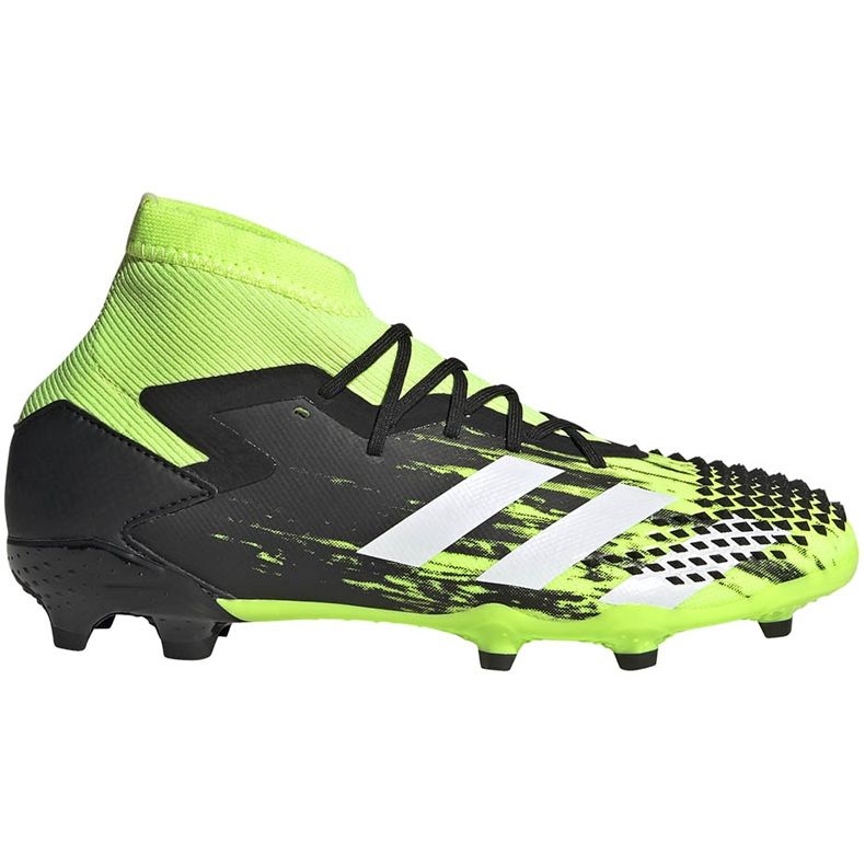 Cizme de fotbal Adidas Predator Mutator 20.1 Fg Junior verde-negru EH3017