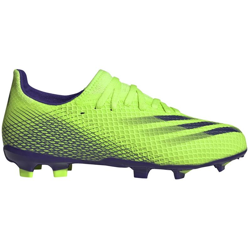Ghete de fotbal Adidas X Ghosted.3 Fg Junior verde EG8212